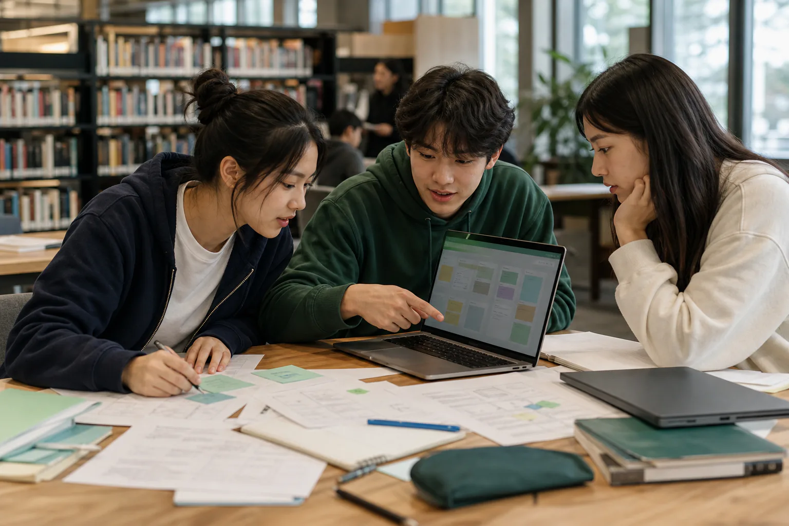学生共同设计改善学习效率和校园协作的数字工具